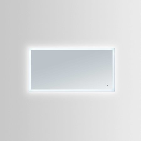 Innoci-Usa Hera 48 in. W x 24 in. H Rectangular LED Mirror with Touchless Control 63504824